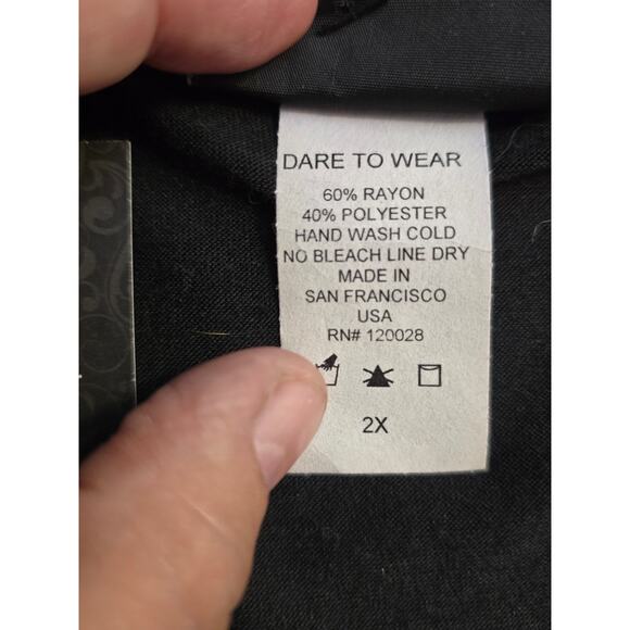 Dare to Wear 2x Victorian Style Dress NWT Black Lace up Cosplay Renfaire Gothic - Picture 10 of 11